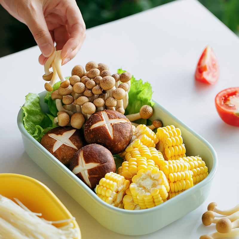Buydeem北鼎 陶瓷猪猪饭盒便携保鲜盒 上班族学生带饭餐盒
