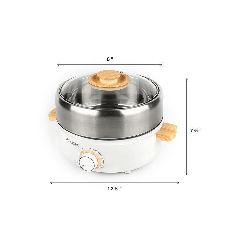 Aroma涮烤一体火锅烤肉多功能料理锅 AMC-130 2.5L容量 随心涮烤