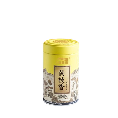 【中国直邮，时效7-15天】天池茶业1392凤凰单枞七彩黄枝香 正宗潮州特级单丛乌龙茶 乌岽黄枝香100g*1罐