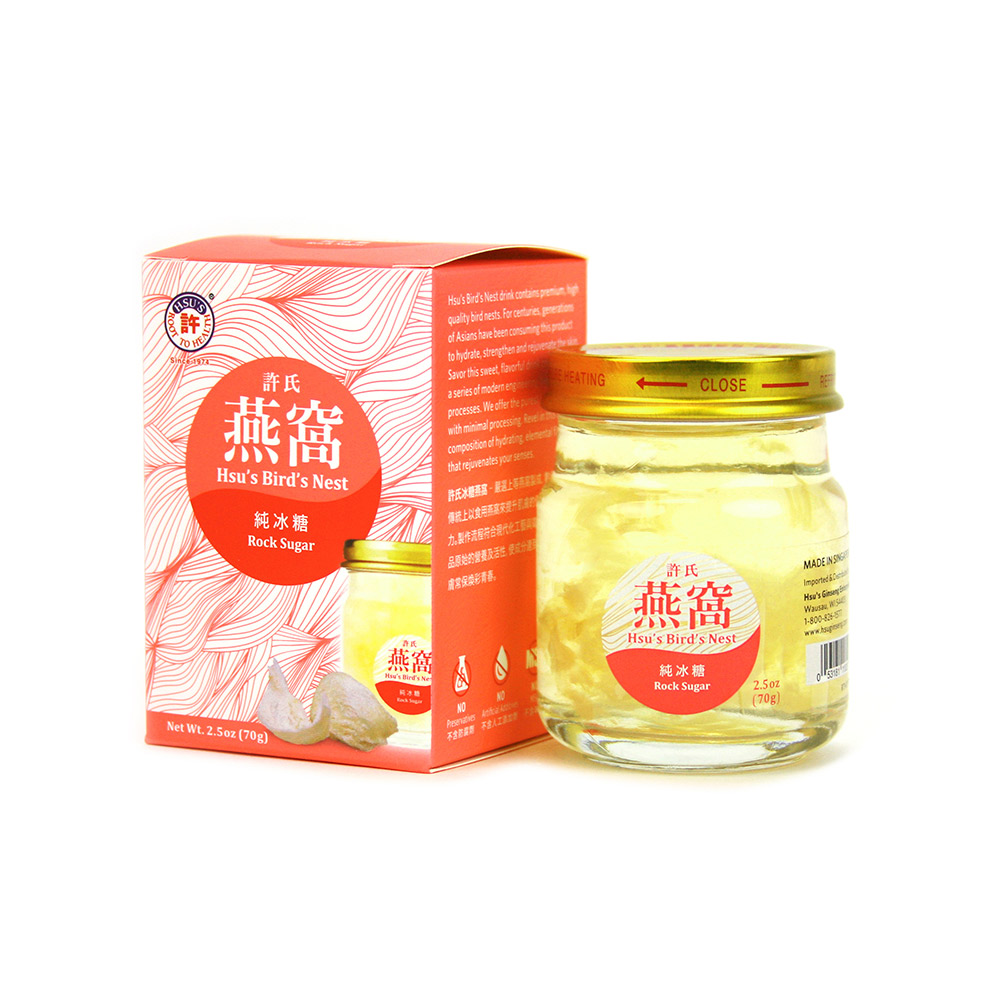 许氏（Hsu’s）南洋瓶装即食燕窝 三种口味组成 3件装 70g*6*3