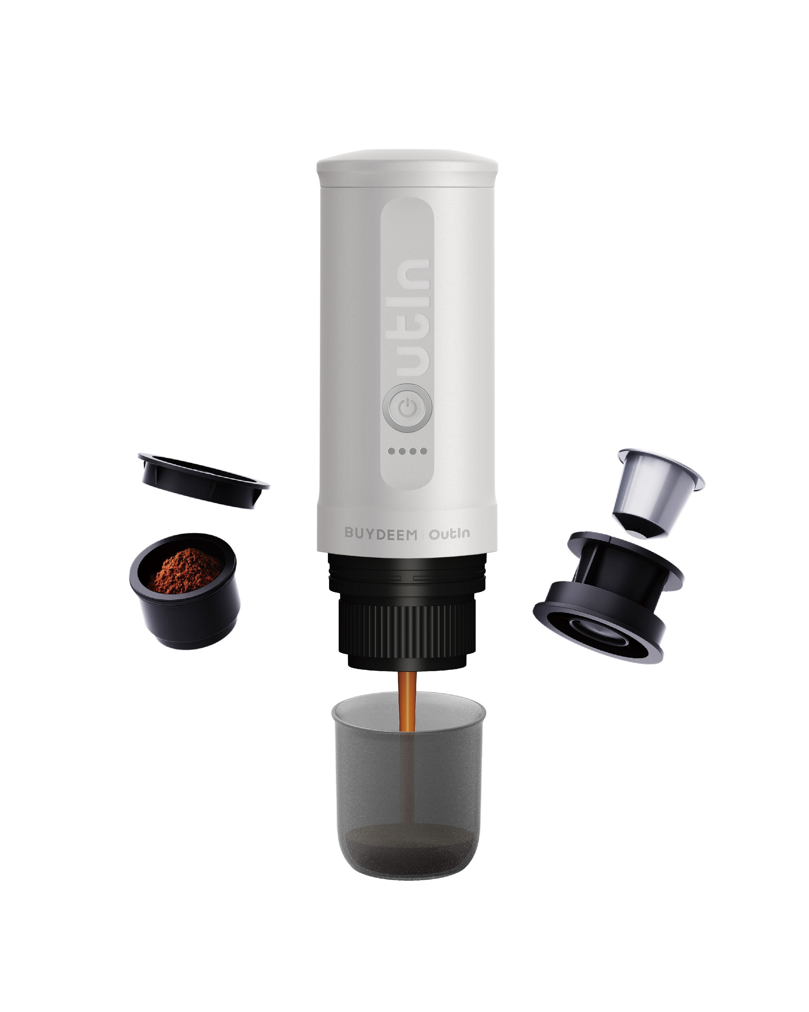 BUYDEEM|OUTIN联名咖啡机 快速加热 轻盈便携式浓缩咖啡机OTEM-01