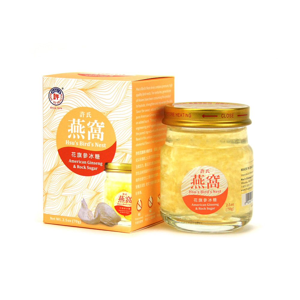 许氏（Hsu’s）南洋瓶装即食燕窝 三种口味组成 3件装 70g*6*3