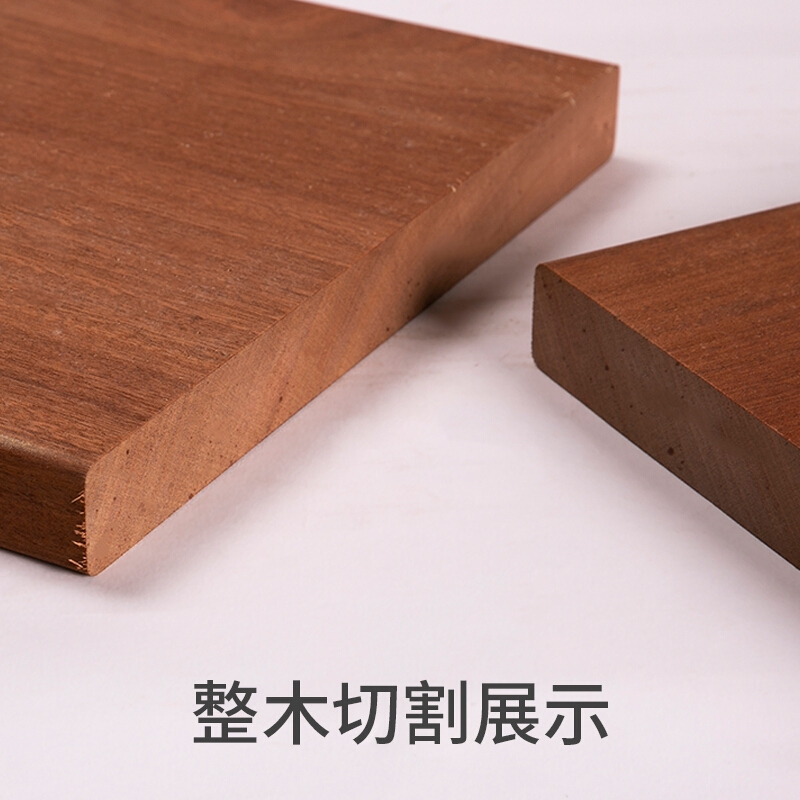 Suncha 双枪乌檀木砧板 整木切割 不易发霉开裂 42*30*3CM