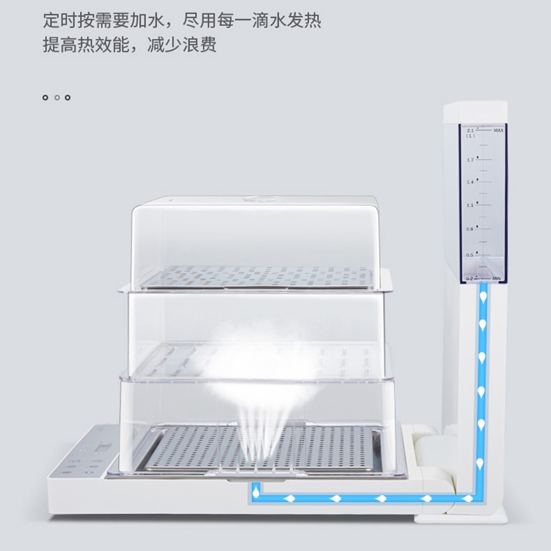 【已停产】Joydeem折叠电蒸锅YN-S102 多功能组合 智能预约 3层 
