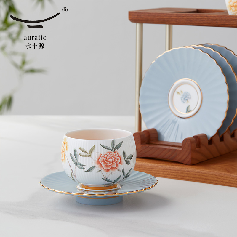 【中国直邮，时效10-15天】Auratic 国瓷永丰源月亮时光10头茶具