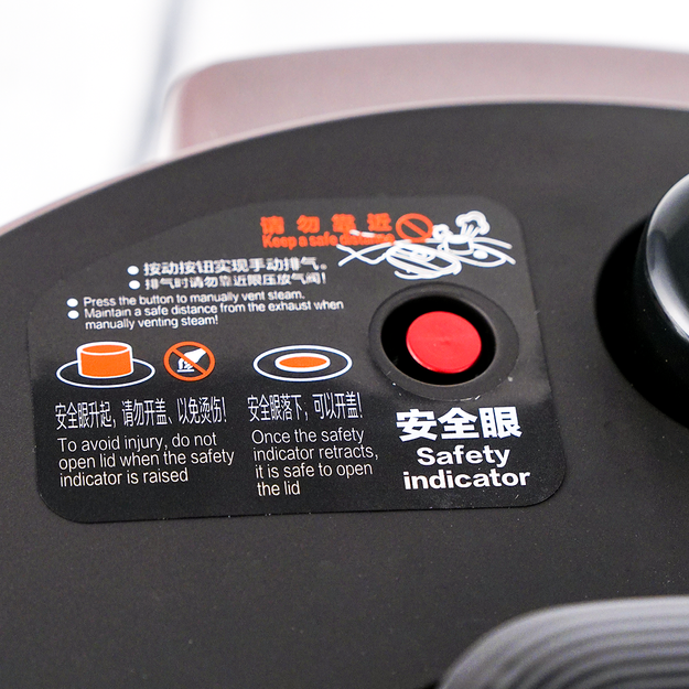 Joyoung九阳家用智能电压力锅Y-50C19US 球形双胆 智能压力 5L