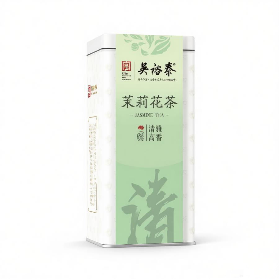吴裕泰 茉莉花茶清韵110g 特级清香型茶叶 高档罐装 老北京伴手茶礼自己喝