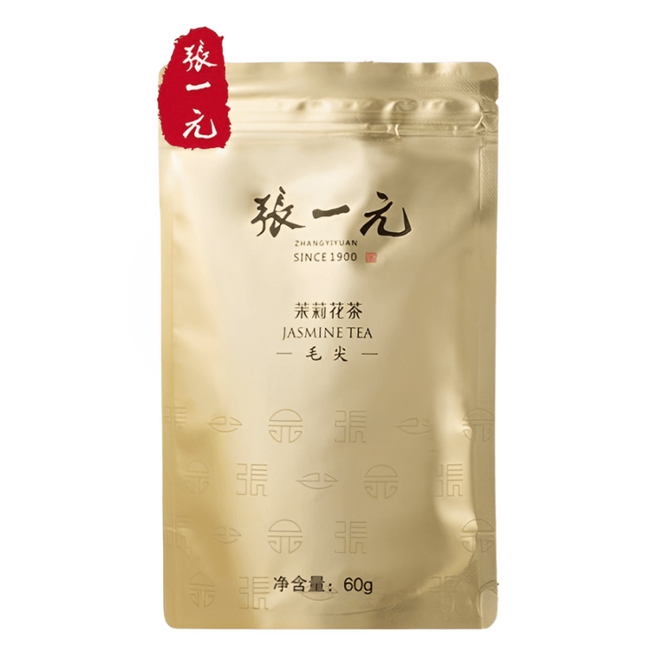 张一元 特种茉莉毛尖花茶 汤清香郁 百年非遗传承 -2袋装 120g