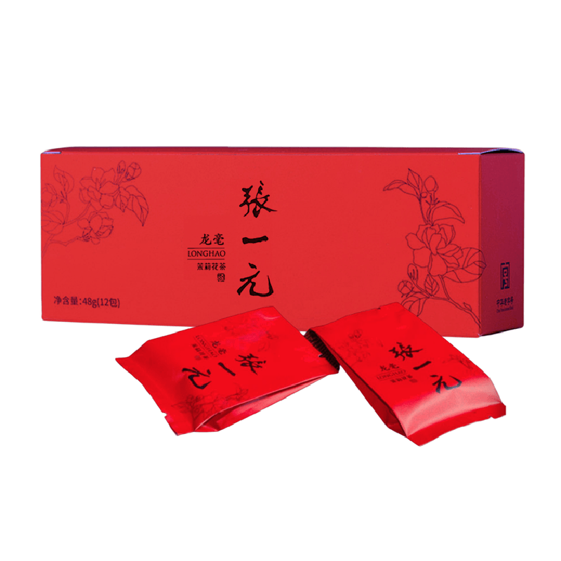 【下架】张一元 金奖茶特种茉莉龙豪 鲜爽浓醇 八次窑制 便携装 96g