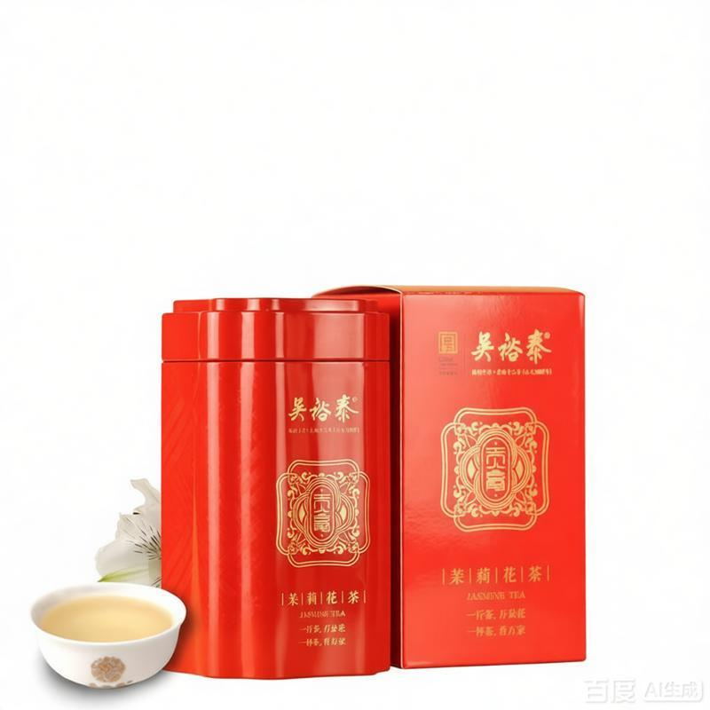 吴裕泰 茉莉花茶金奖贡毫100g 九窨特级新茶叶送礼自饮