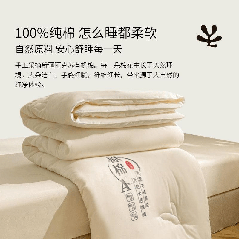 【中国直邮，时效6-10个工作日】Lullabuy 大豆纤维被芯被子棉被单人被/双人被