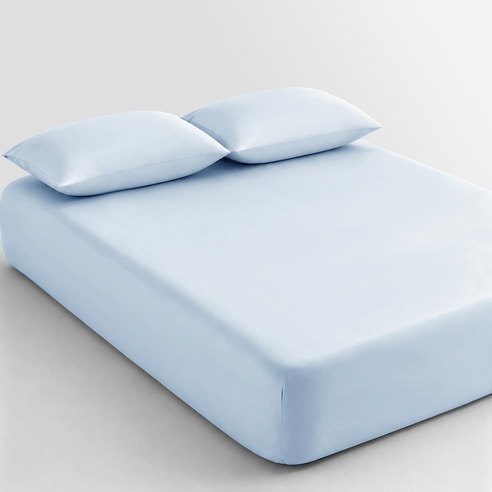 Lullabuy 纯色凉感床笠小冰砖系列床品 沁爽舒适 包裹贴合（仅床笠）