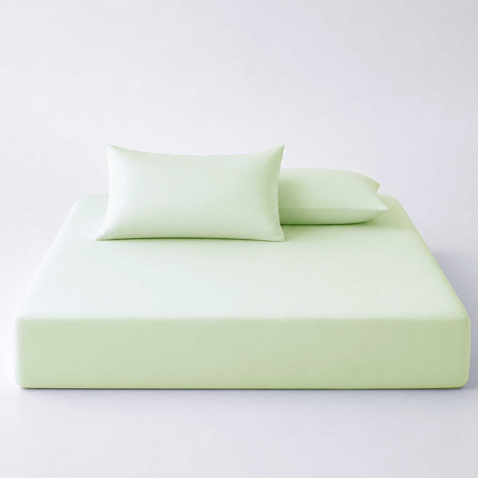 Lullabuy 纯色凉感床笠小冰砖系列床品 沁爽舒适 包裹贴合（仅床笠）
