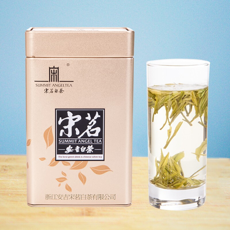 【中国直邮，时效7-15天】宋茗白茶2026新茶宋茗白茶75g明前特级正宗春茶珍稀绿茶竹韵金