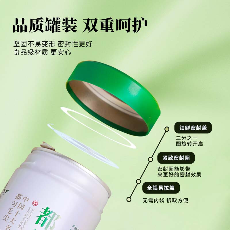 【中国直邮，时效7-15天】贵天下2026新茶明前都匀毛尖绿茶叶珍品茗茶芽茶贵州高山云雾100克