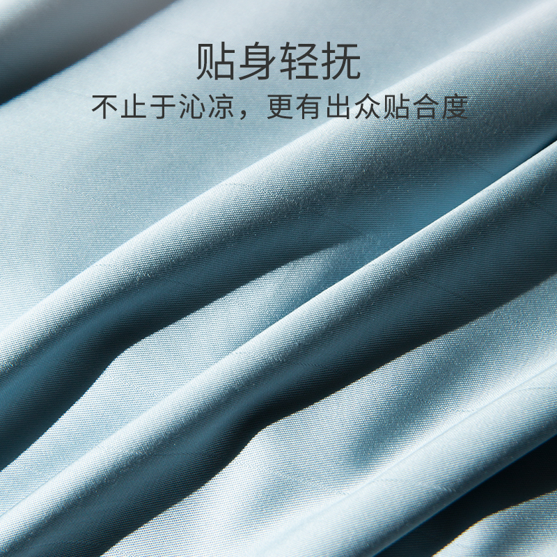 蚕花娘娘 天丝夏凉被空调被100%蚕丝（柞蚕丝）夏被蓝色/紫色/绿色 1.8米床 200*230cm 300g