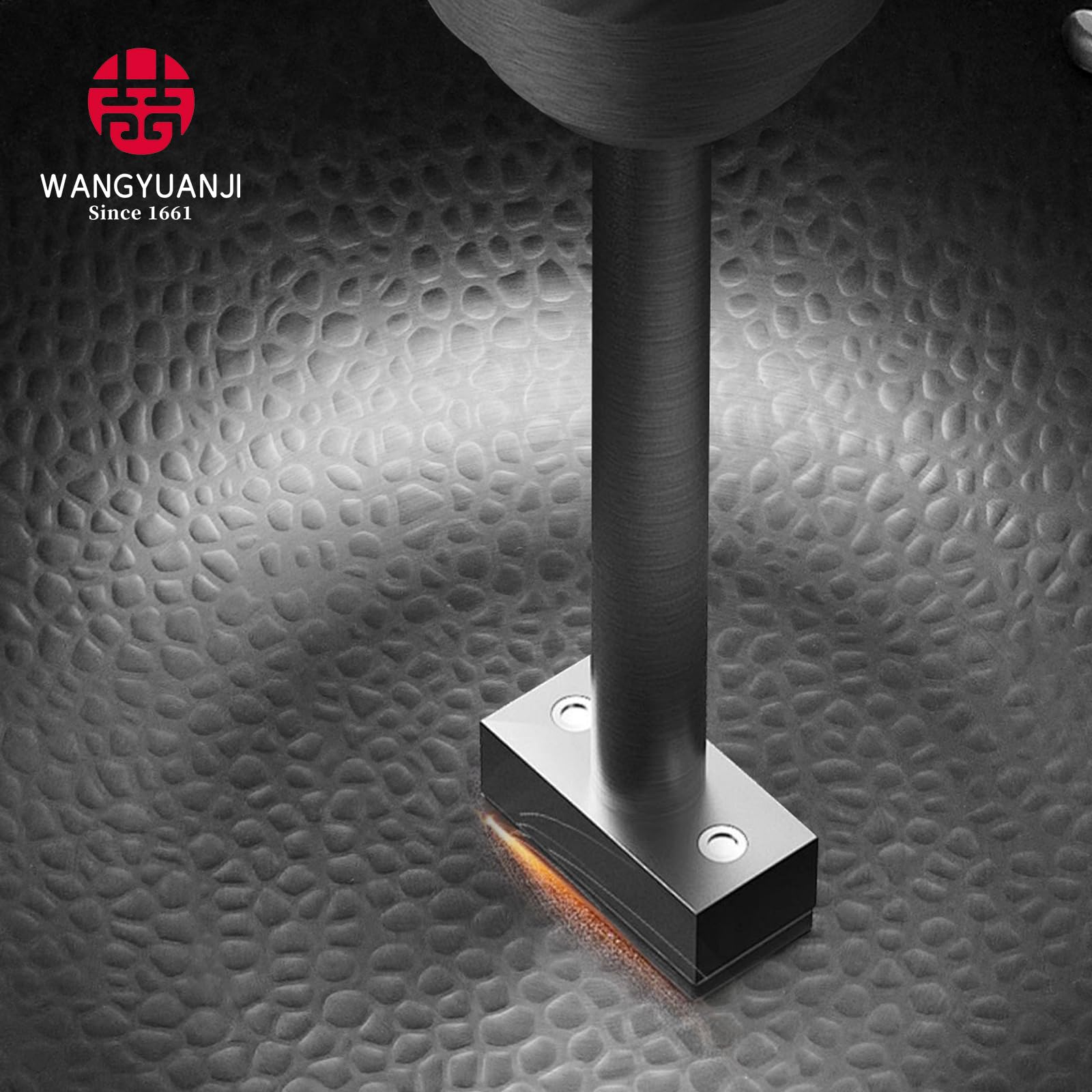 王源吉 家用锻打铁锅平底炒锅 健康0涂层 不挑炉灶34CM