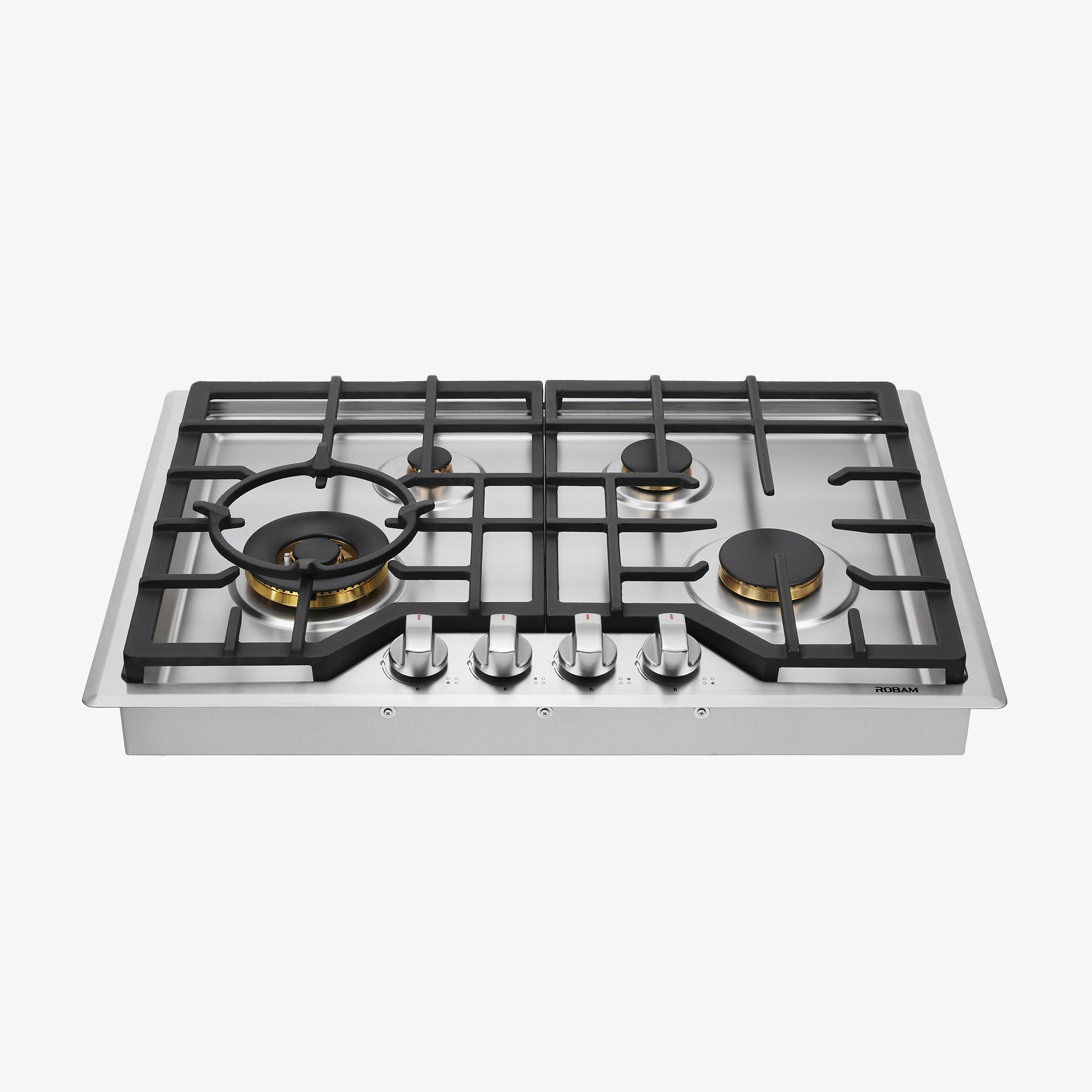 【有赠品】ROBAM老板 大火力四眼燃气灶G413 30英寸|双燃料（NG/LPG） 纯铜炉头 聚环猛火