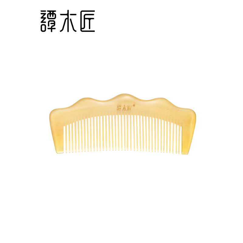 【中国直邮，时效8-20天】谭木匠 天然羊角梳 女士专用头皮经络按摩 礼盒装