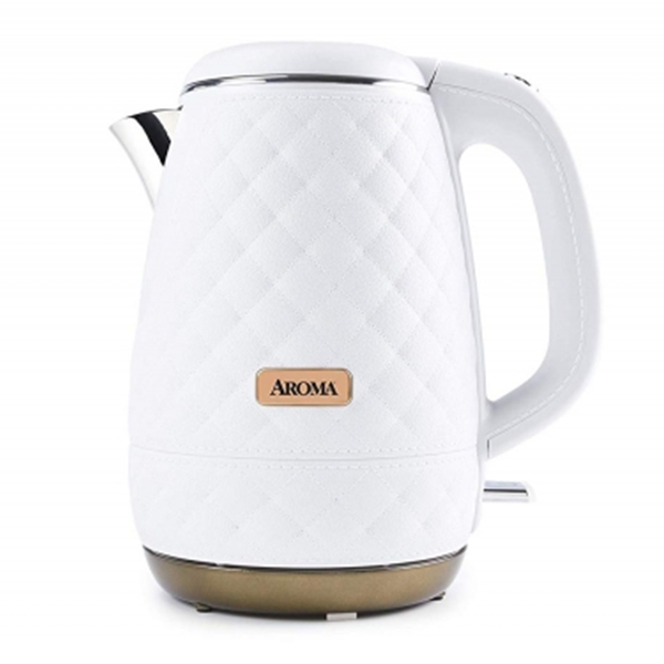Aroma 家用电热水壶 AWK-3000 医用级316不锈钢 双层隔热  双色可选 1.2L