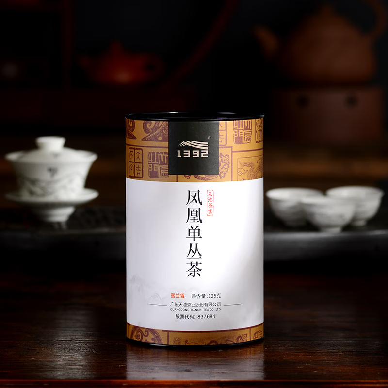 天池乌龙茶传承凤凰单丛茶单枞蜜兰香 一级125g罐装茶叶送礼