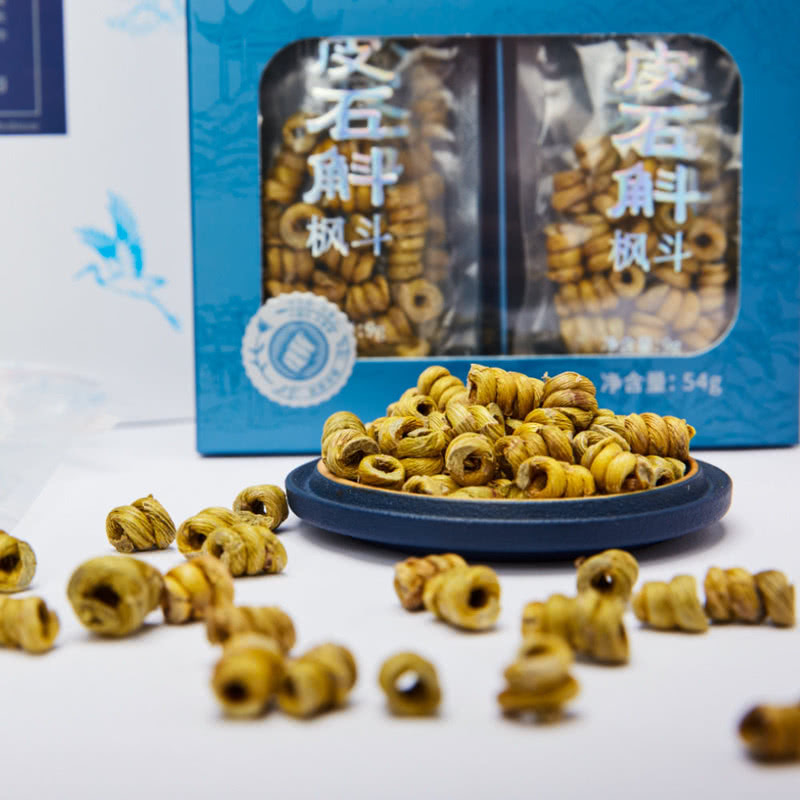 天下泽雨霍山铁皮石斛枫斗 泡茶煲汤自用营养丰富108g(9g*12袋/盒)