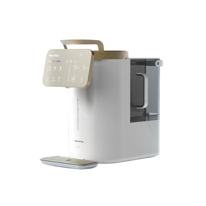 NatureFlow 家里泉矿泉机净水器 家用加热直饮一体机台上免安装即热饮水机RO反渗透 Y6