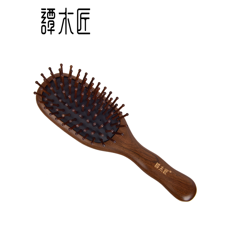 【中国直邮，时效8-20天】谭木匠  翠屏 气囊护发梳 按摩头皮经络 长发卷发可用 礼盒装