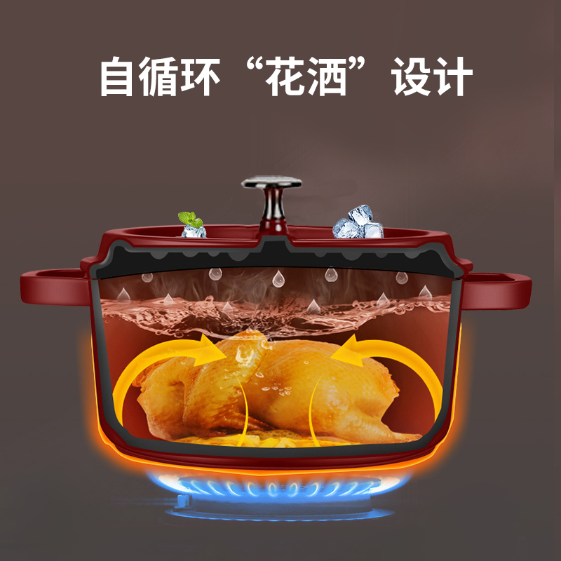 STAUB 家用珐琅锅铸铁锅焖炖锅 锁水保鲜 不挑炉灶 2.75QT 三色可选