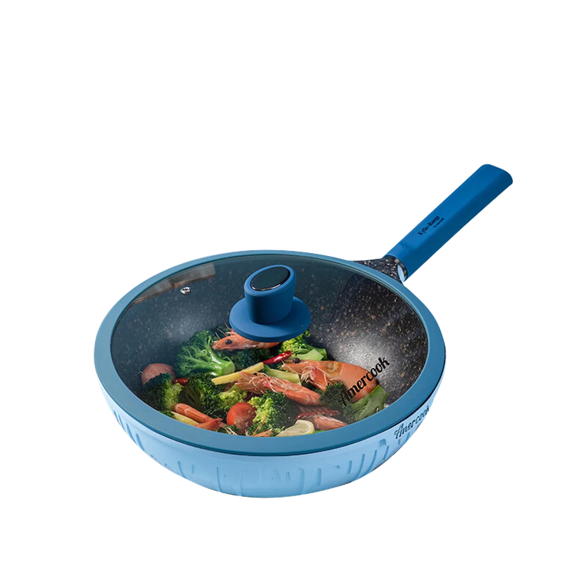 Amercook Princess Kelly granite frying pan Maifan stone non-stick pan induction cooker gas universal 32cm