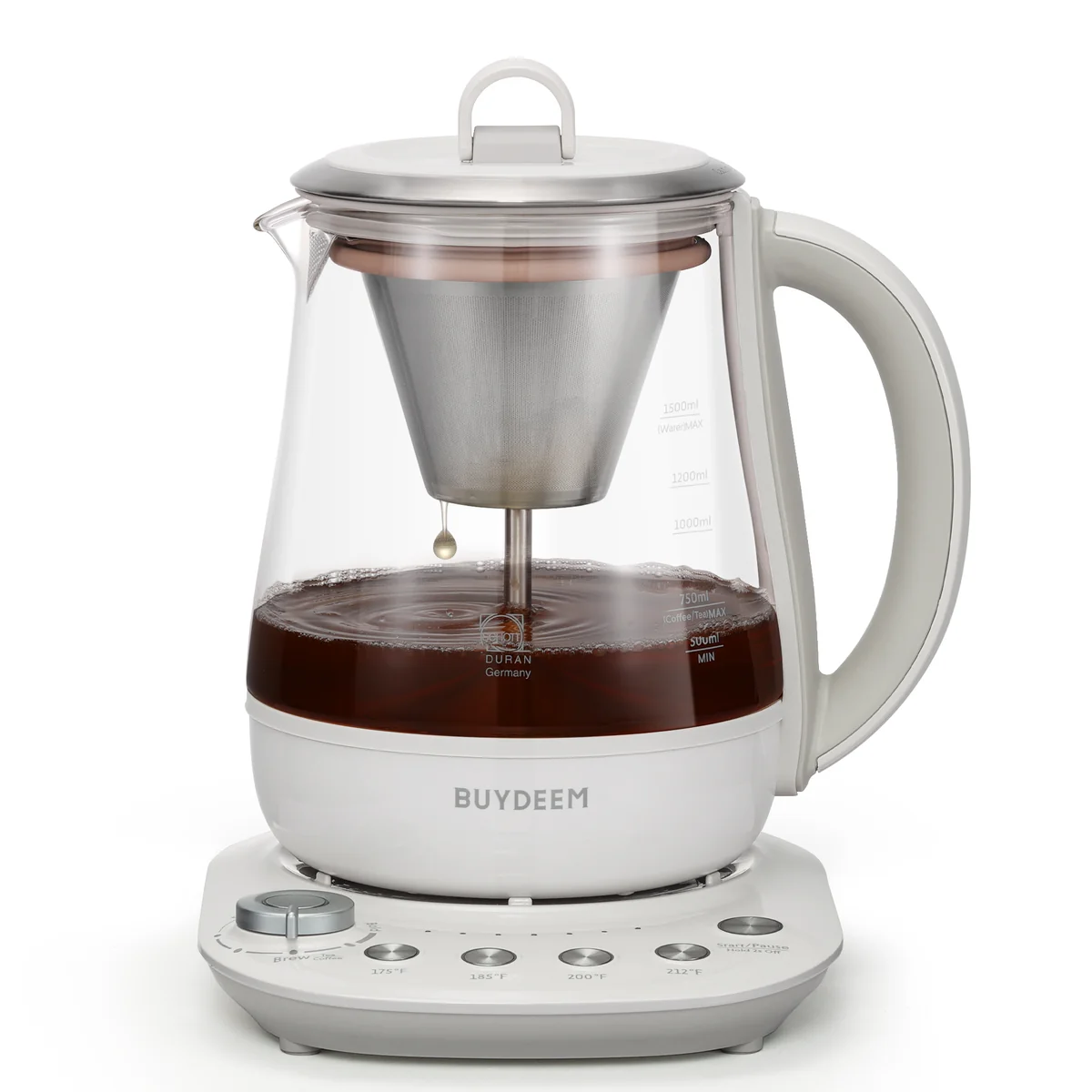 Buydeem Tea Extraction Health Pot, 1.5L Professional Tea Extraction Boiler, Multi-function Tea Brewing Pot K156