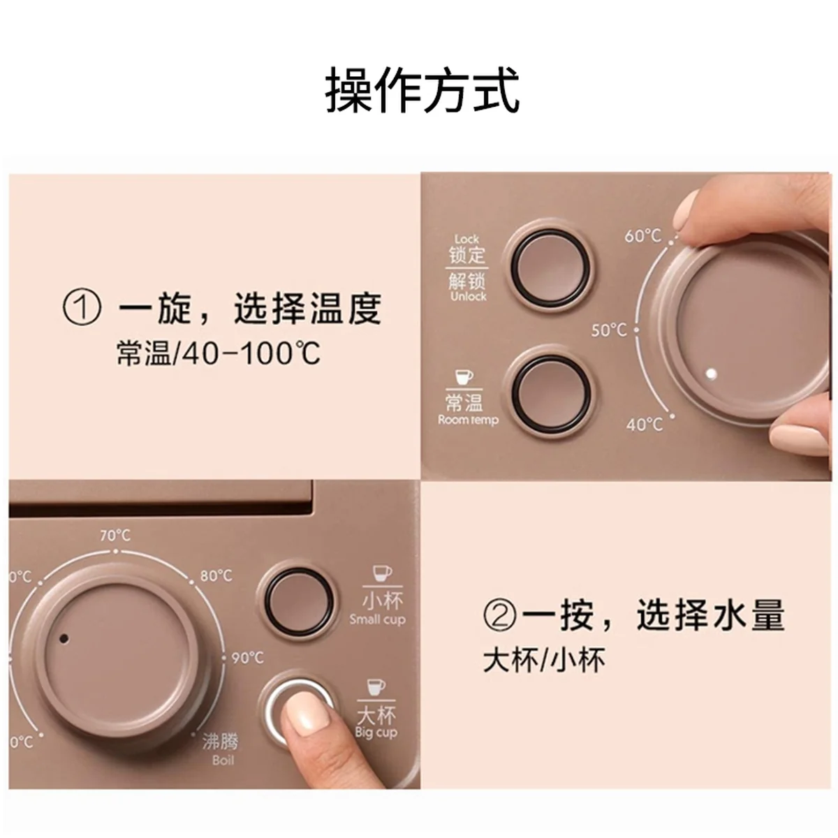 Buydeem Water Dispenser S7123 With 8 Kinds Of Water Temperature