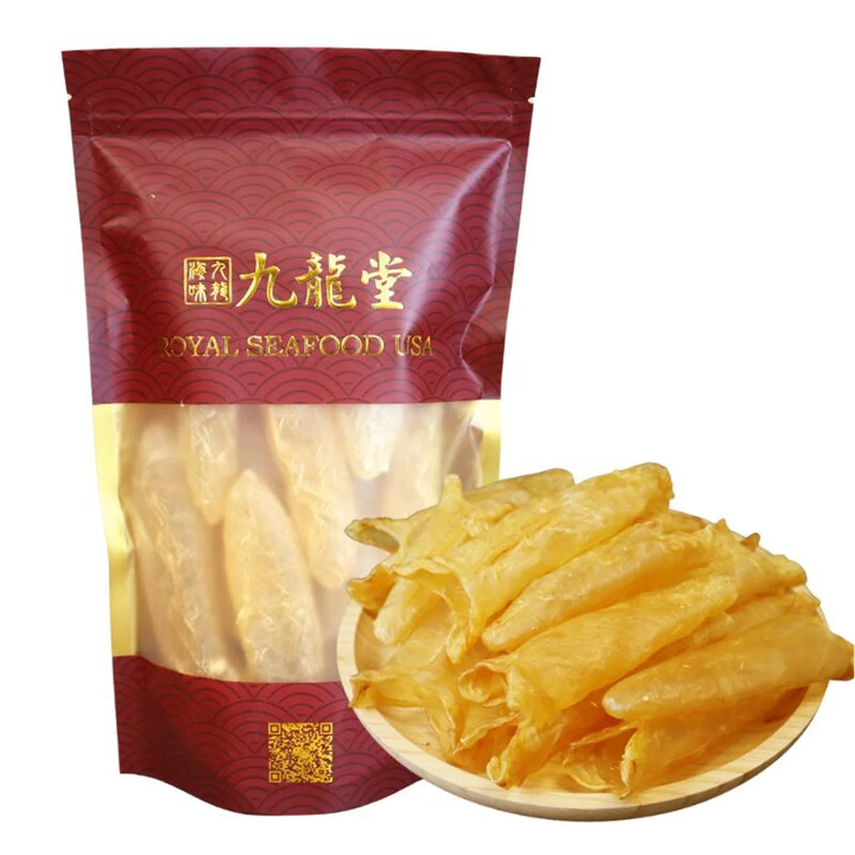 九龍堂 花胶鱼胶 3A级别野生南非黄花筒胶 11头左右 鱼胶干货 煲汤红烧食材 4oz