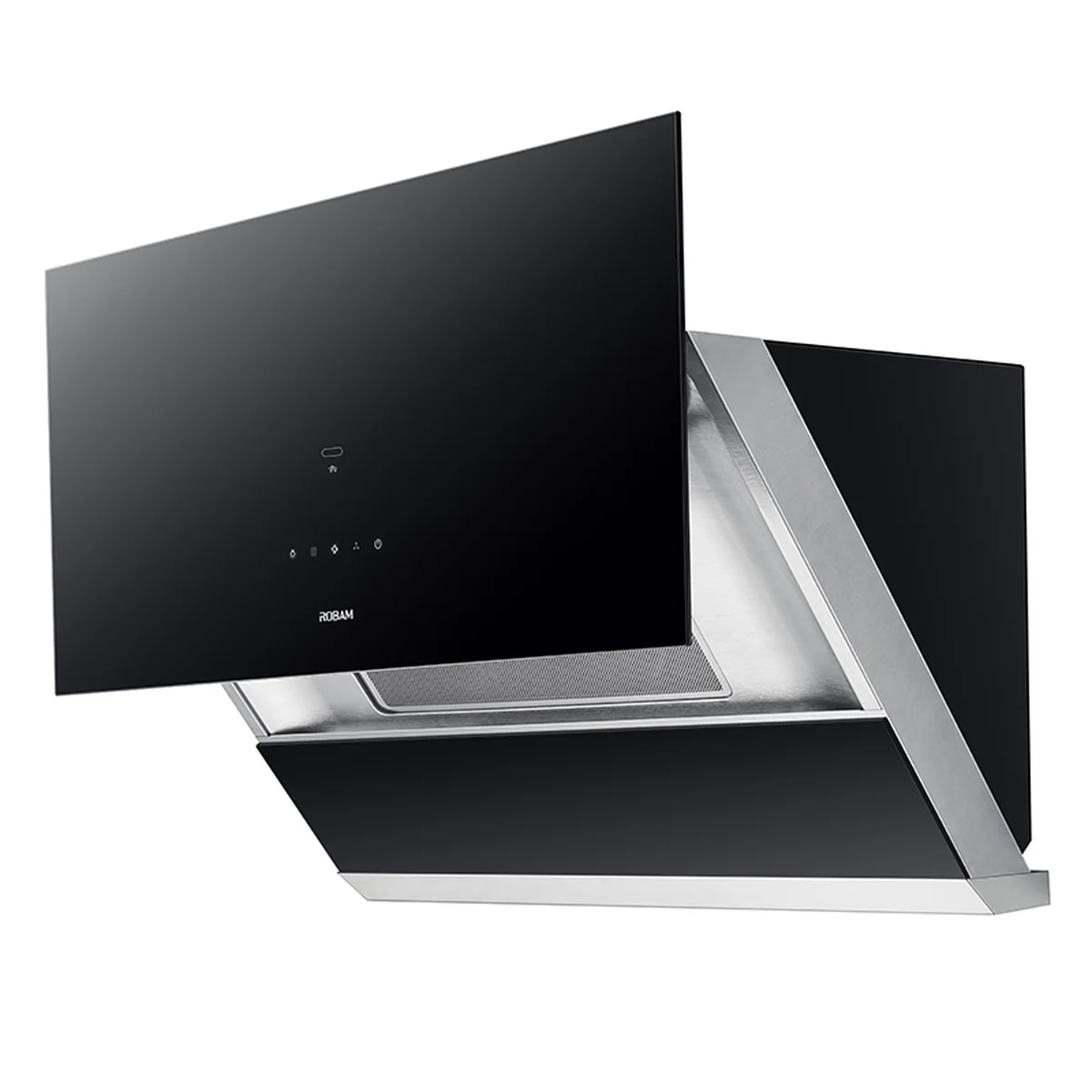 ROBAM A671 Side suction high suction range hood, High air volume, Wave induction