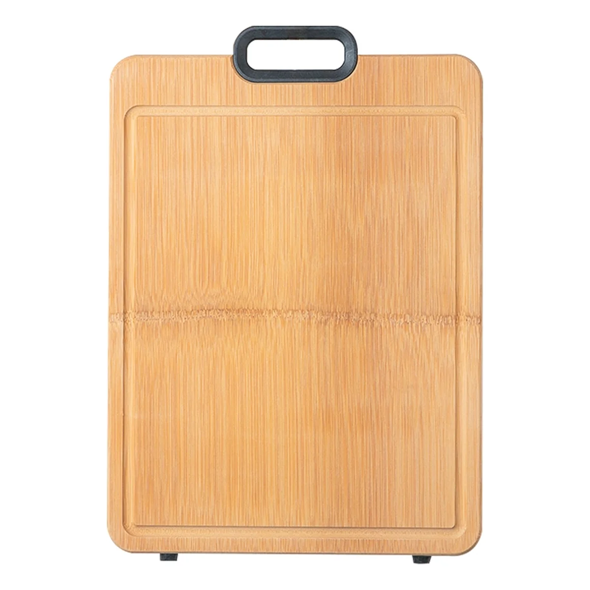 Suncha Whole bamboo cutting board, Thicken and solid, Silicone non-slip, 40*30*2.2cm