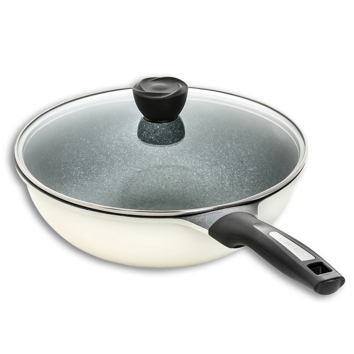Concord Inoble non-stick wok, IWN-30 wear-resistant and easy to wash, less fumes, safe and healthy