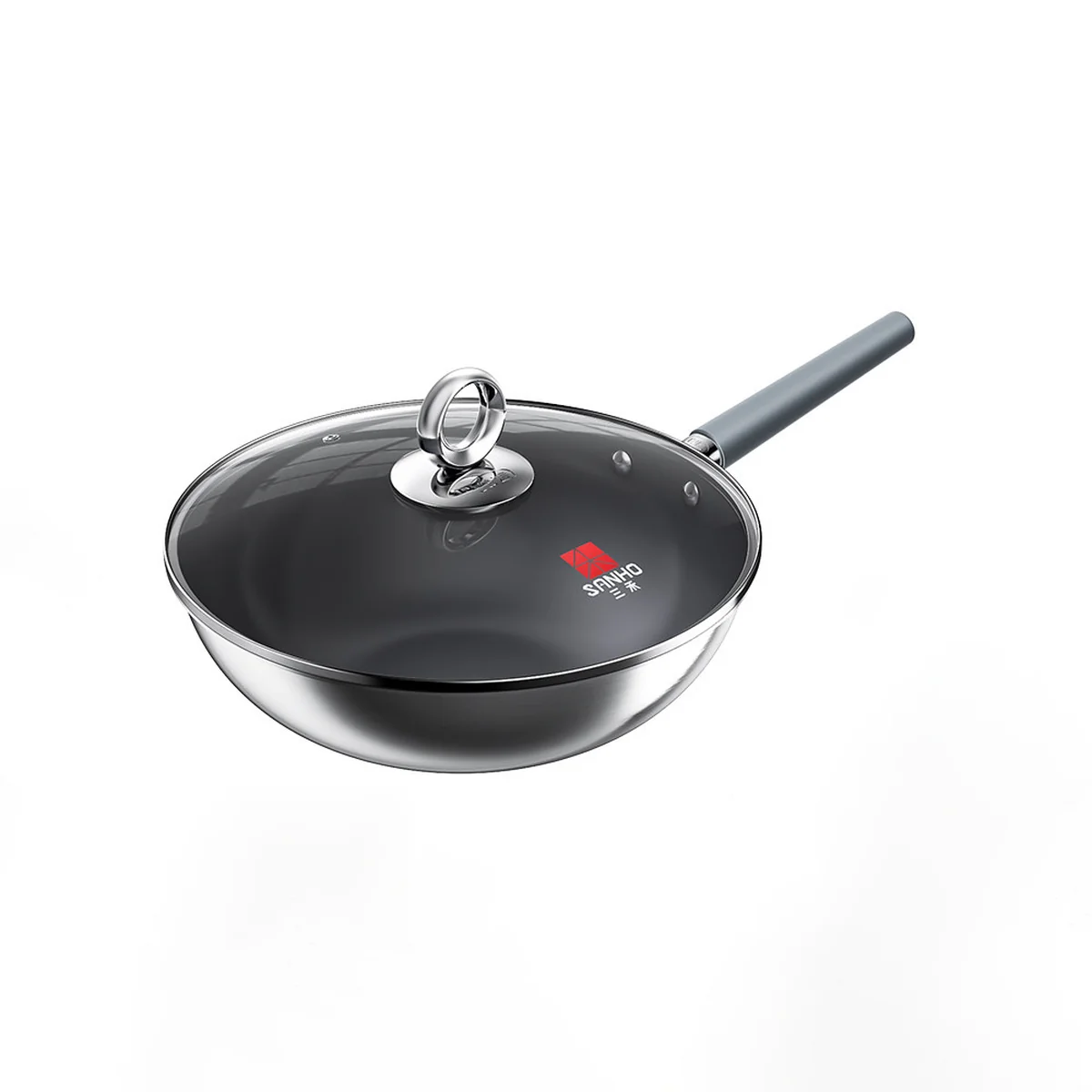 Sanhe 0-coating titanium steel non-stick frying pan