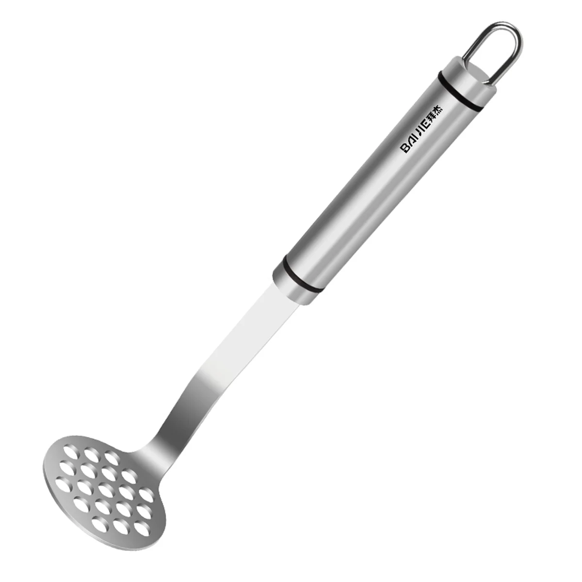 Baijie 304 stainless steel pressed potato masher, Fruit squeeze, Multifunctional mash