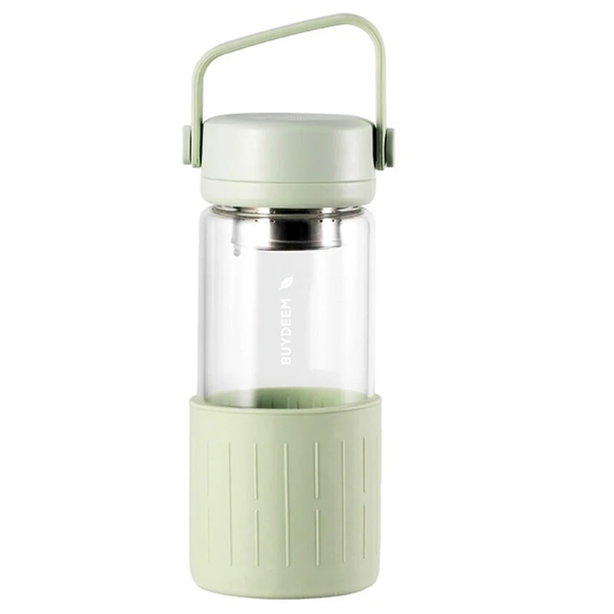 Buydeem 北鼎泡茶随手杯 茶水分离 双色可选 400ml-浅杉绿