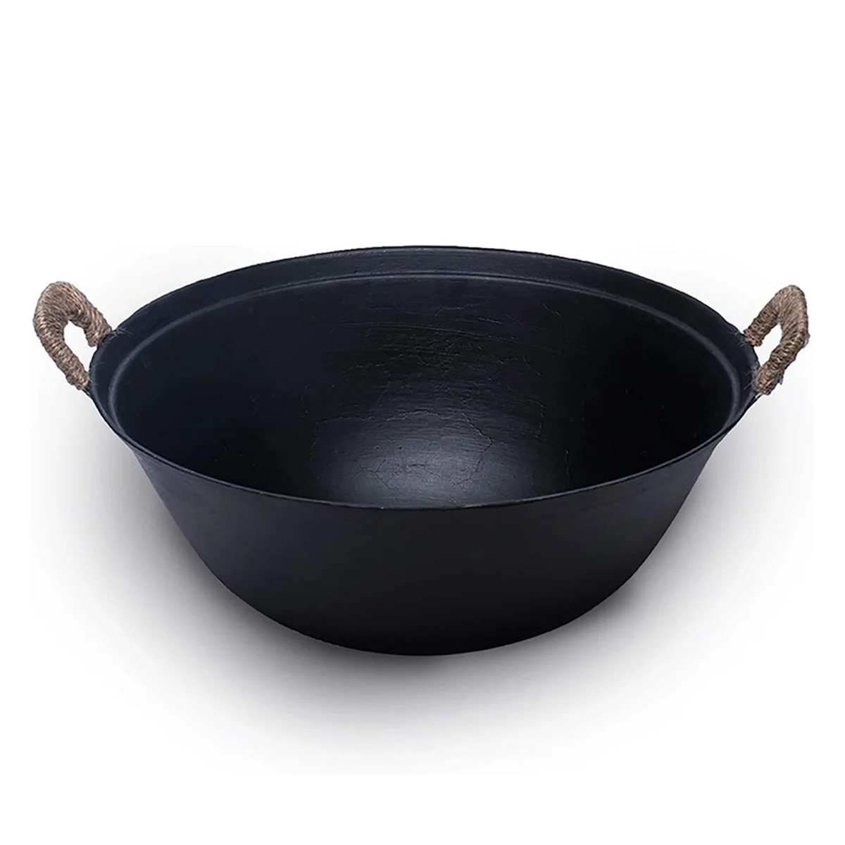 Zhensnahuan double ear cast iron pot Handmade cast iron pot with moiré pattern Uncoated Lightweight and durable Special for open fire 32/36/38/40cm