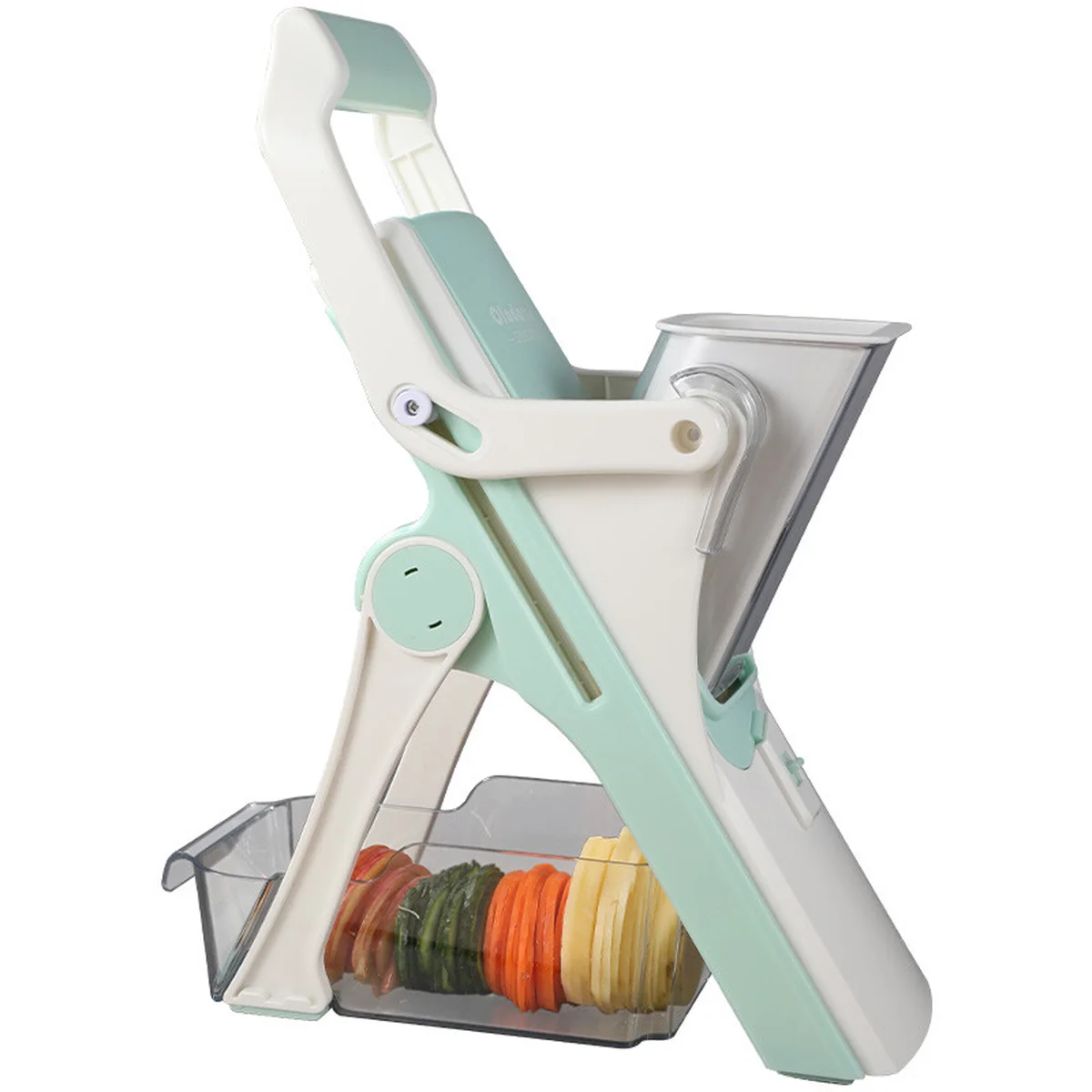 Olodo, Multifunctional Vegetable Cutter, OL-QPJ, Five Blades, Safety Guard