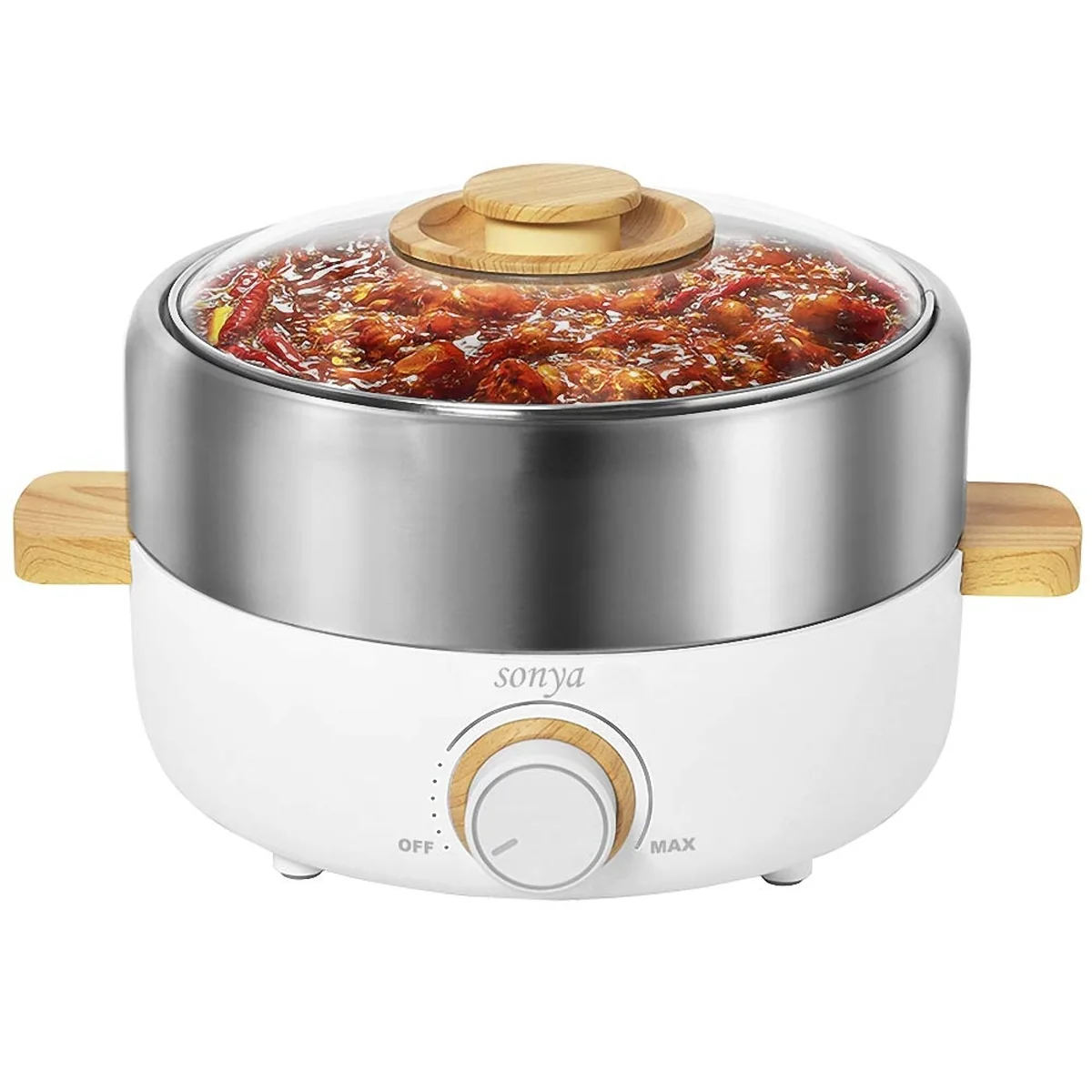 SONYA high-end multi-function cooking pot electric hot pot SYHP-2B 3L one-pot multi-purpose with barbecue tray Multi-purpose