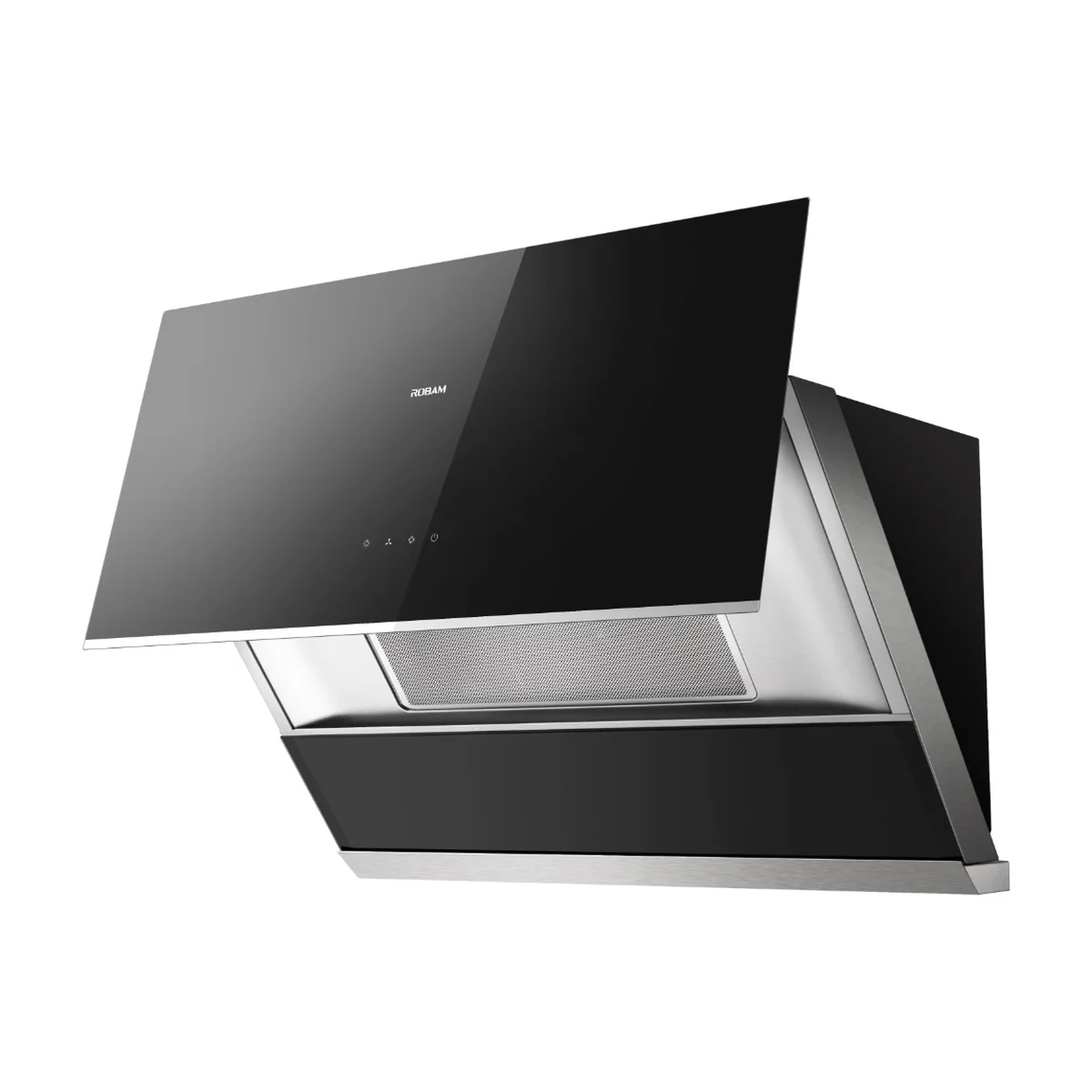 Robam New giant screen side suction machine A6720 Huge screen to collect smoke, one-click clean suction