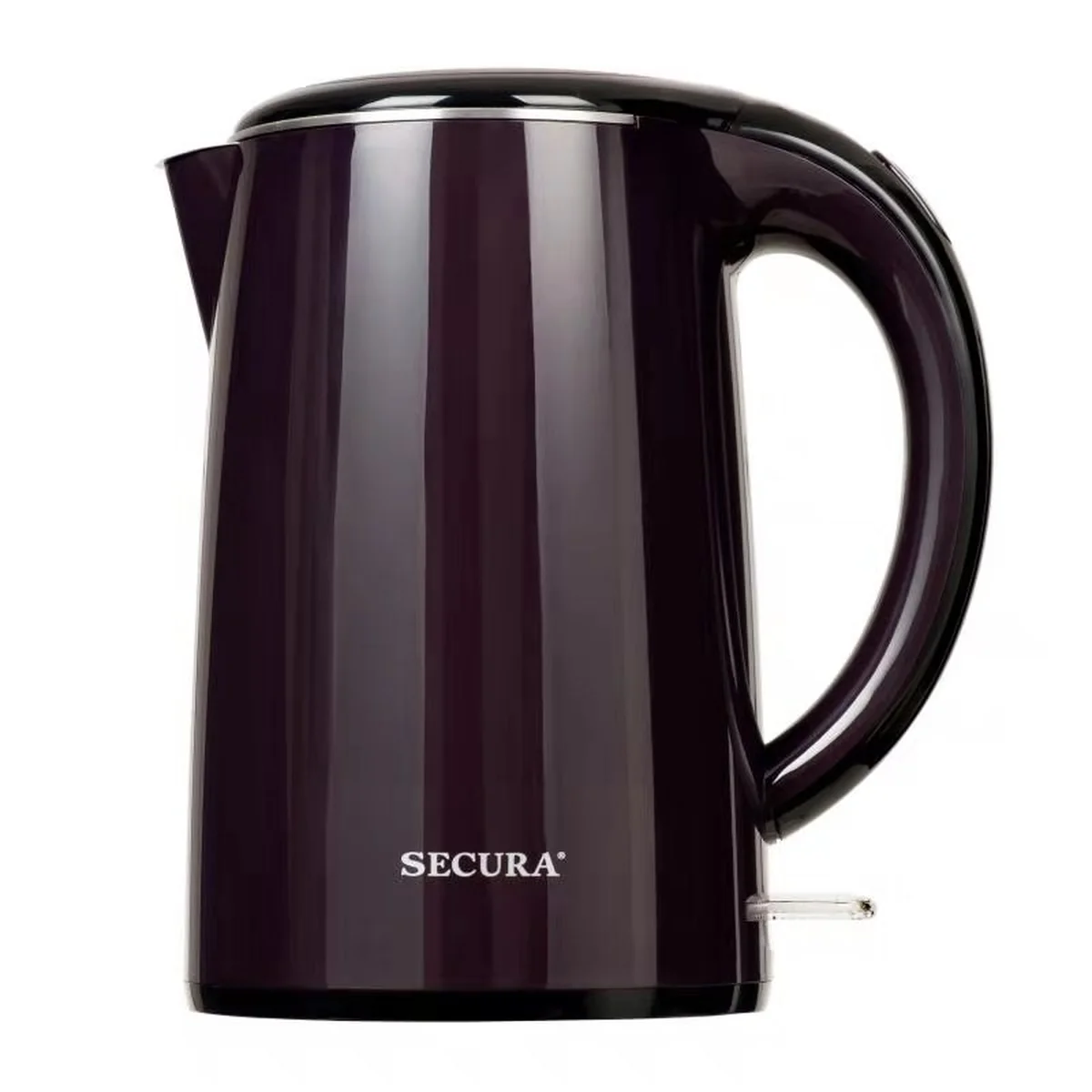 Secura stainless steel double-wall electric kettle swk-1701db double-layer anti-hot 1.8qt two-color optional