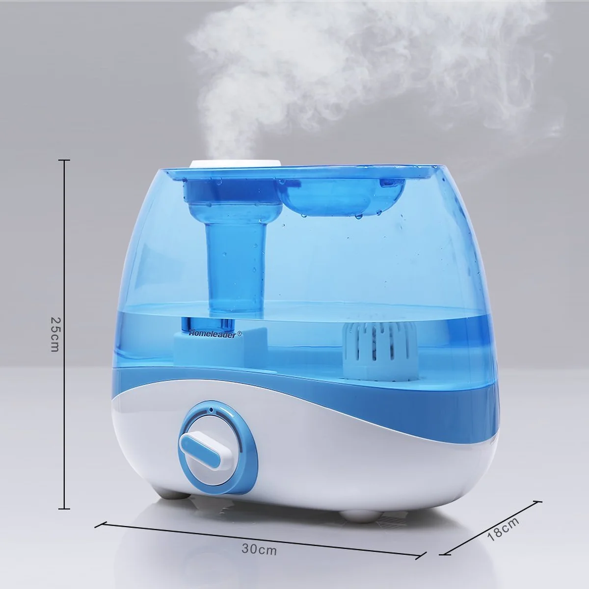 Homeleader J04-054 Ultrasonic Air Humidifier, Cool Mist Humidifier with 5L