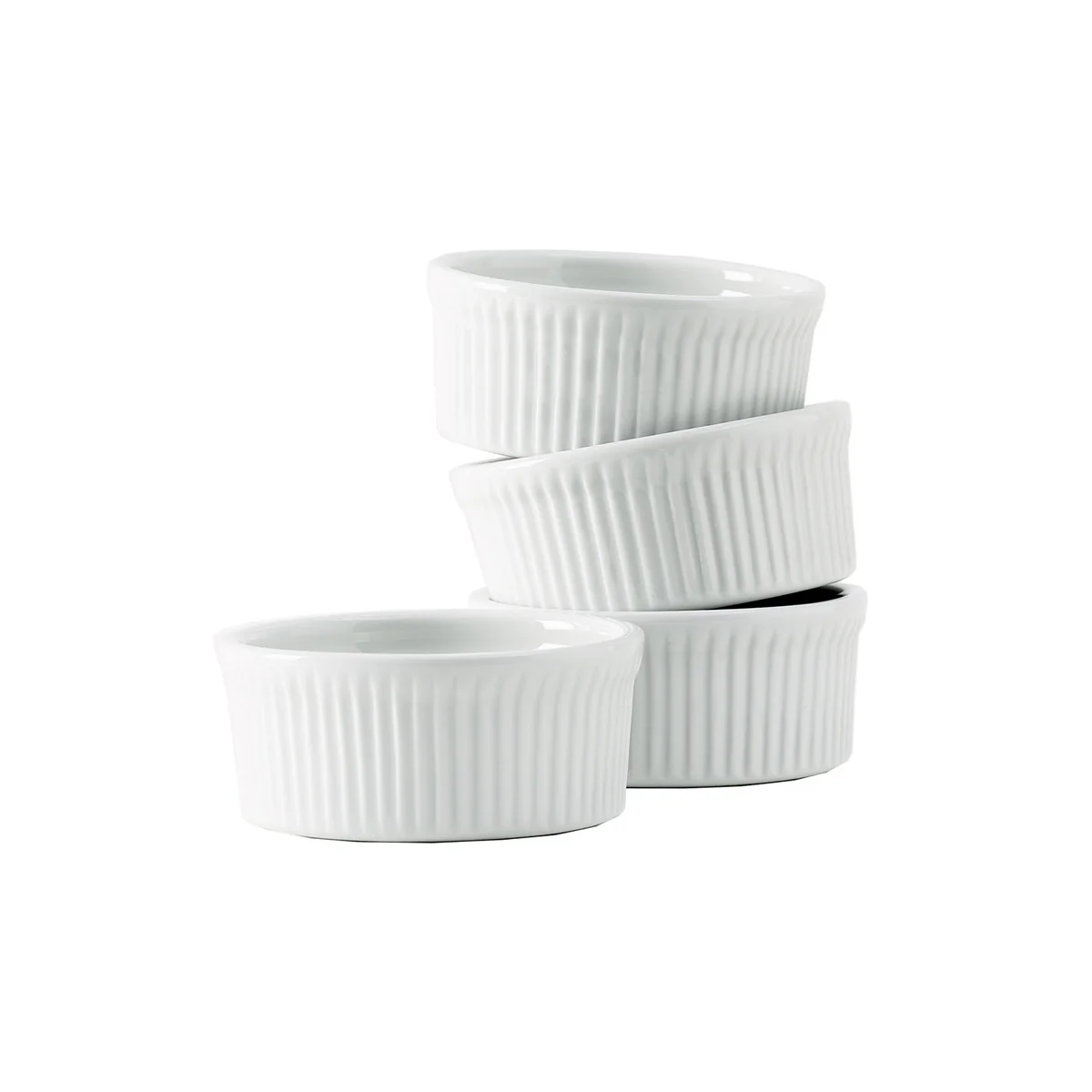 Tuxton Home Baking small baking cup, Simple and elegant ，Quality porcelain，6 piece set