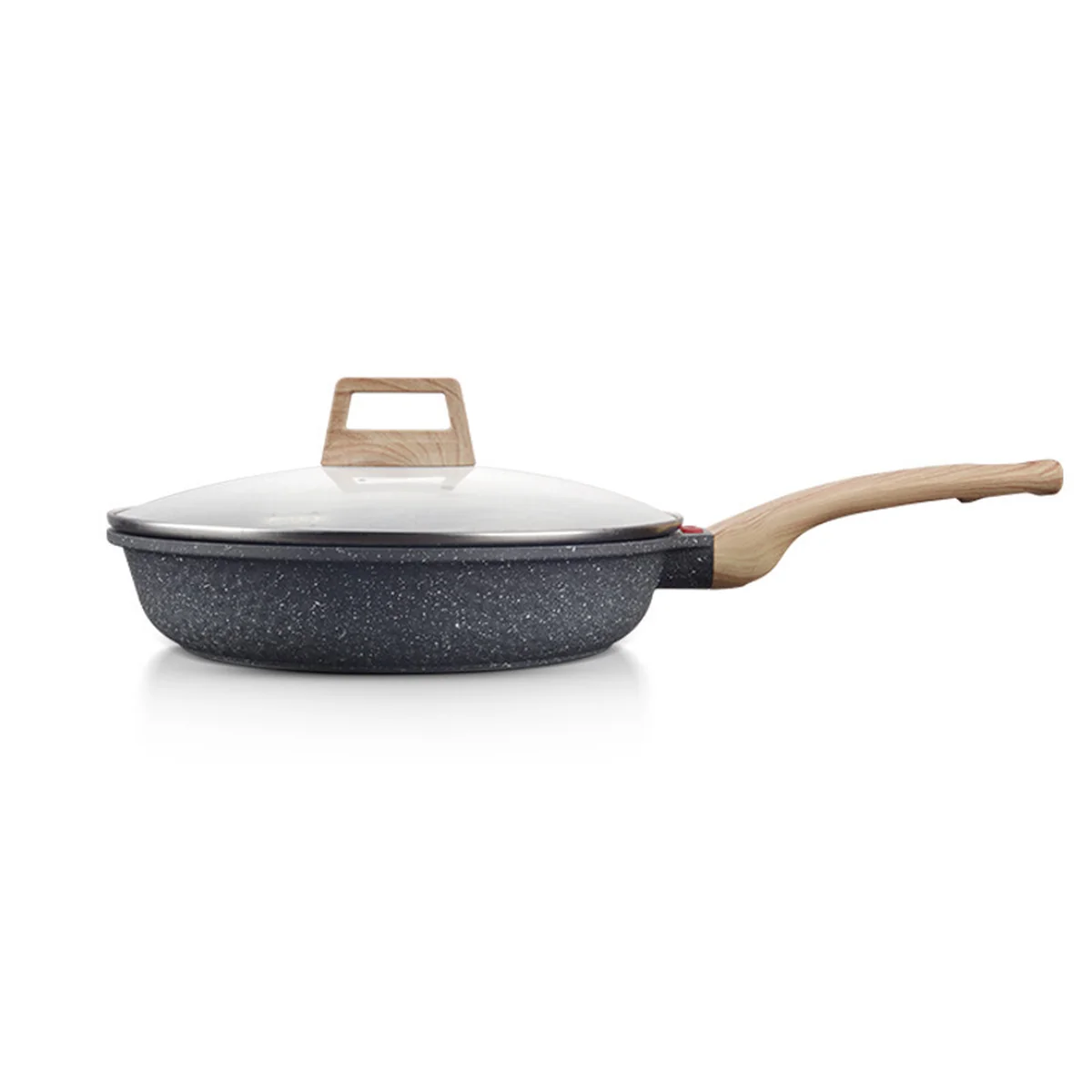 Becware 麦饭石平底煎锅不粘煎锅 健康少油 双色可选 28cm（11.02英寸）
