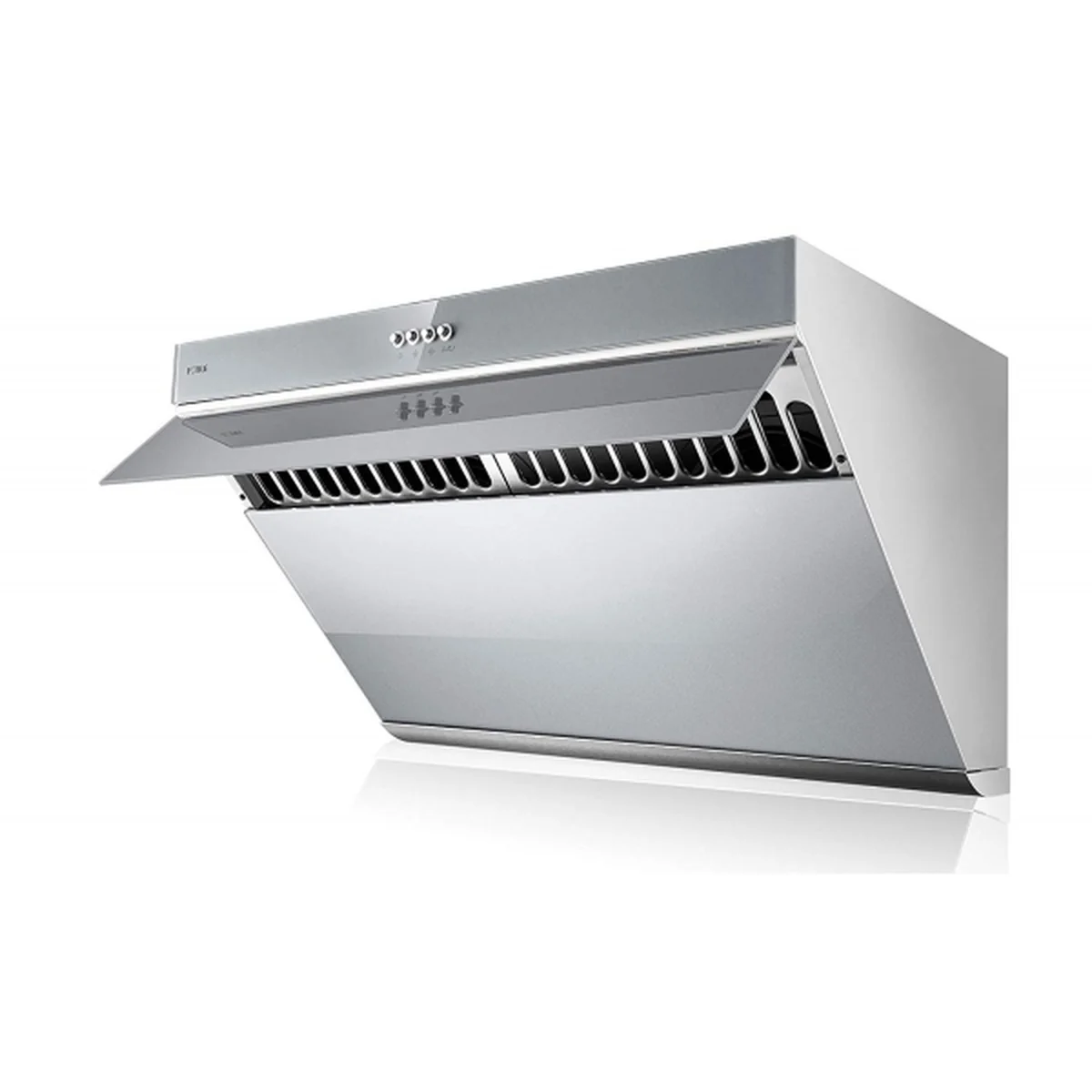 FOTILE JQG75 Series Side Range Hood Large Air Volume Household Range Hood 30’’ - Silver Gray