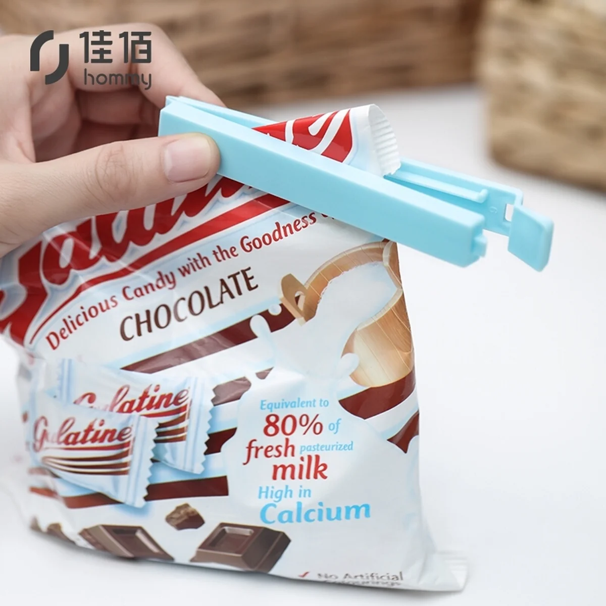 JiaBai Creative Japanese food fresh-keeping sealing clips eat standard sealing clips 16 sticks