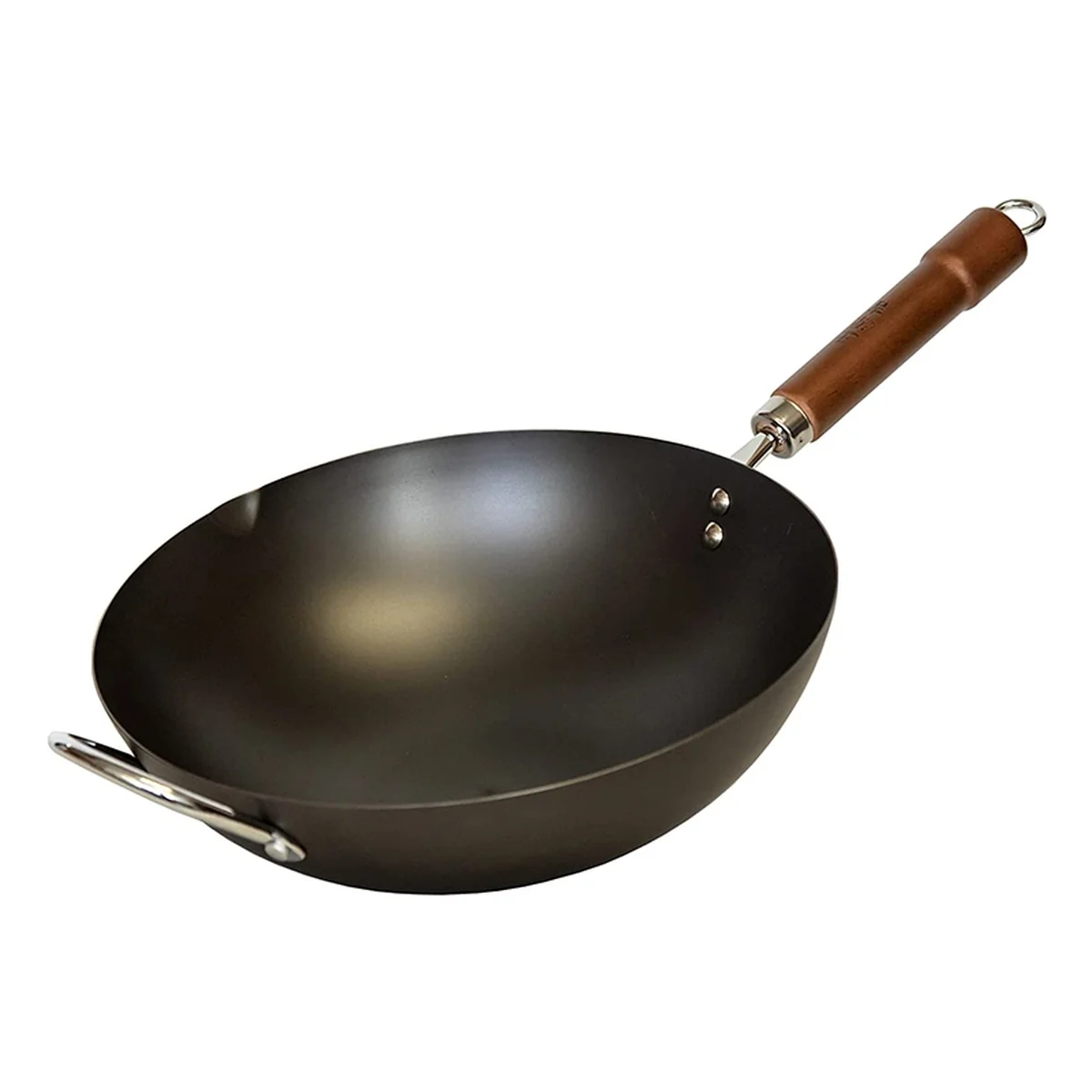 Wang Yuanji, Household suffocating wok, Cast iron pan, Healthy, Uncoated, Light oil, Less smoke, Not easy to rust, 32/34/36cm